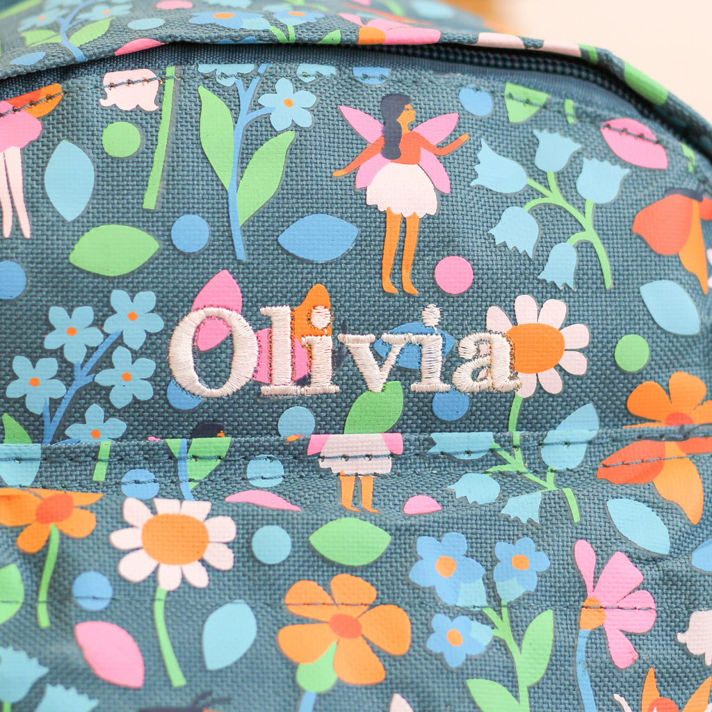 Personalised Fairies Children's School Travel Backpack