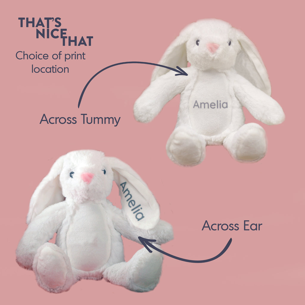 Personalised Rabbit Teddy Bear Soft Toy For Children