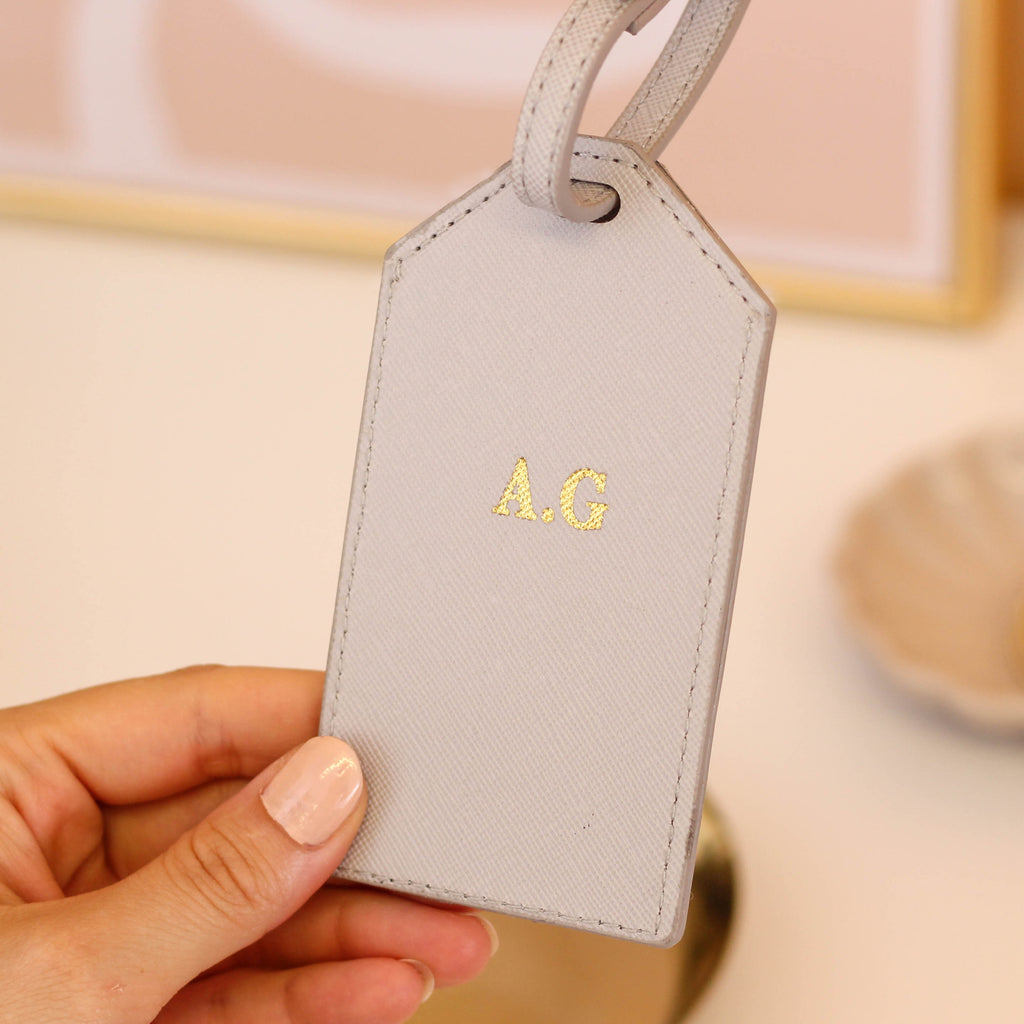 Personalised Foiled Luggage Tag And Passport Gift Set