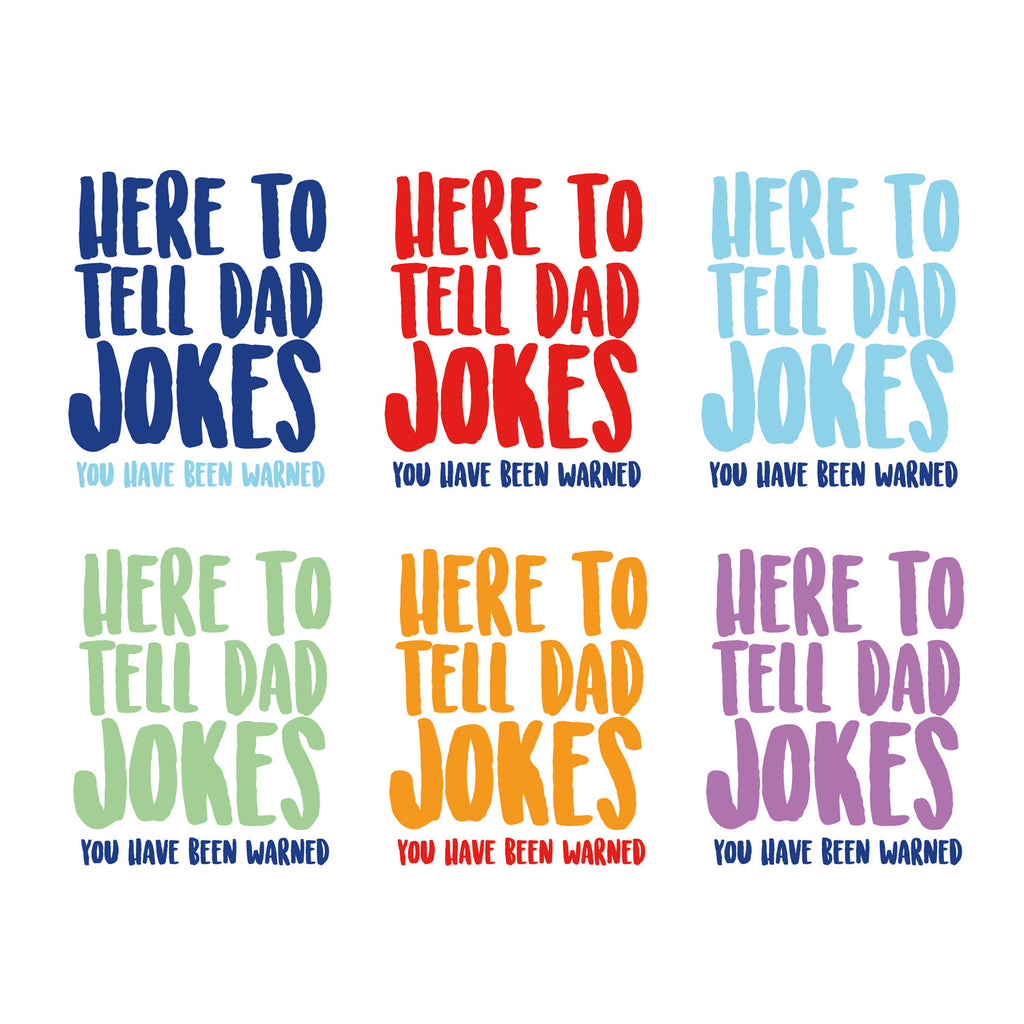 Here To Tell Dad Jokes Apron